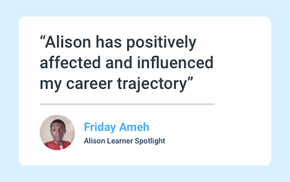 Alison Learner Spotlight: Friday Ameh